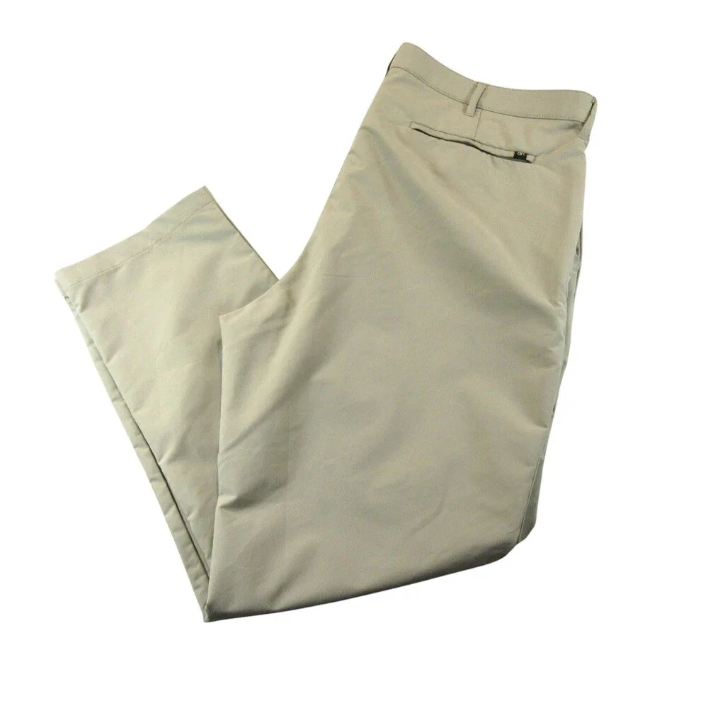 Banana‎ Republic Mens Performance Chino Pants 40 x 30 Khaki 100% Polyester